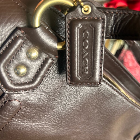 COACH 2013 Campbell Izzy Carryall Leather Satchel Bag - Picture 10 of 12